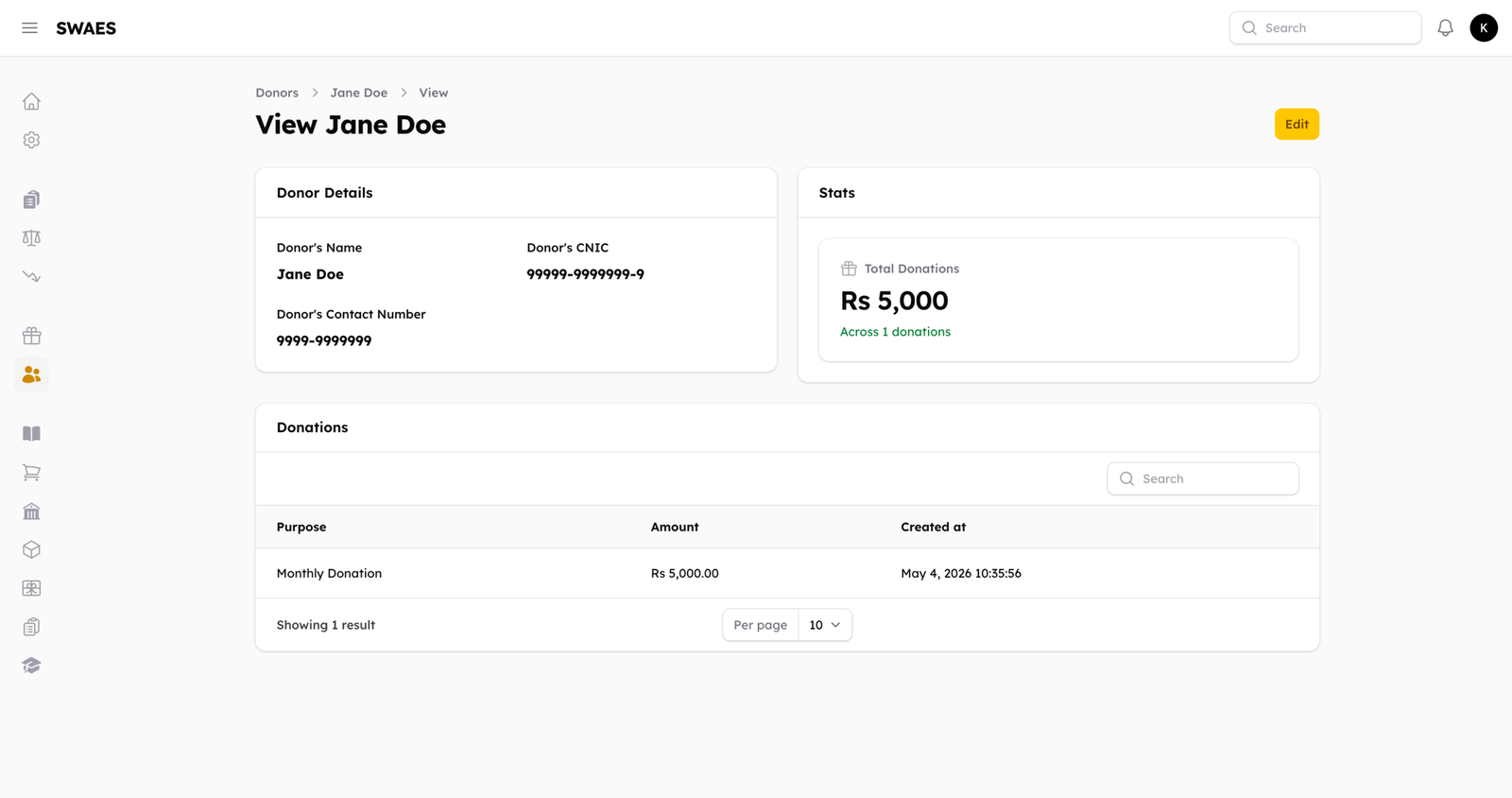Welfare Management System for Non-Profit Organisation preview