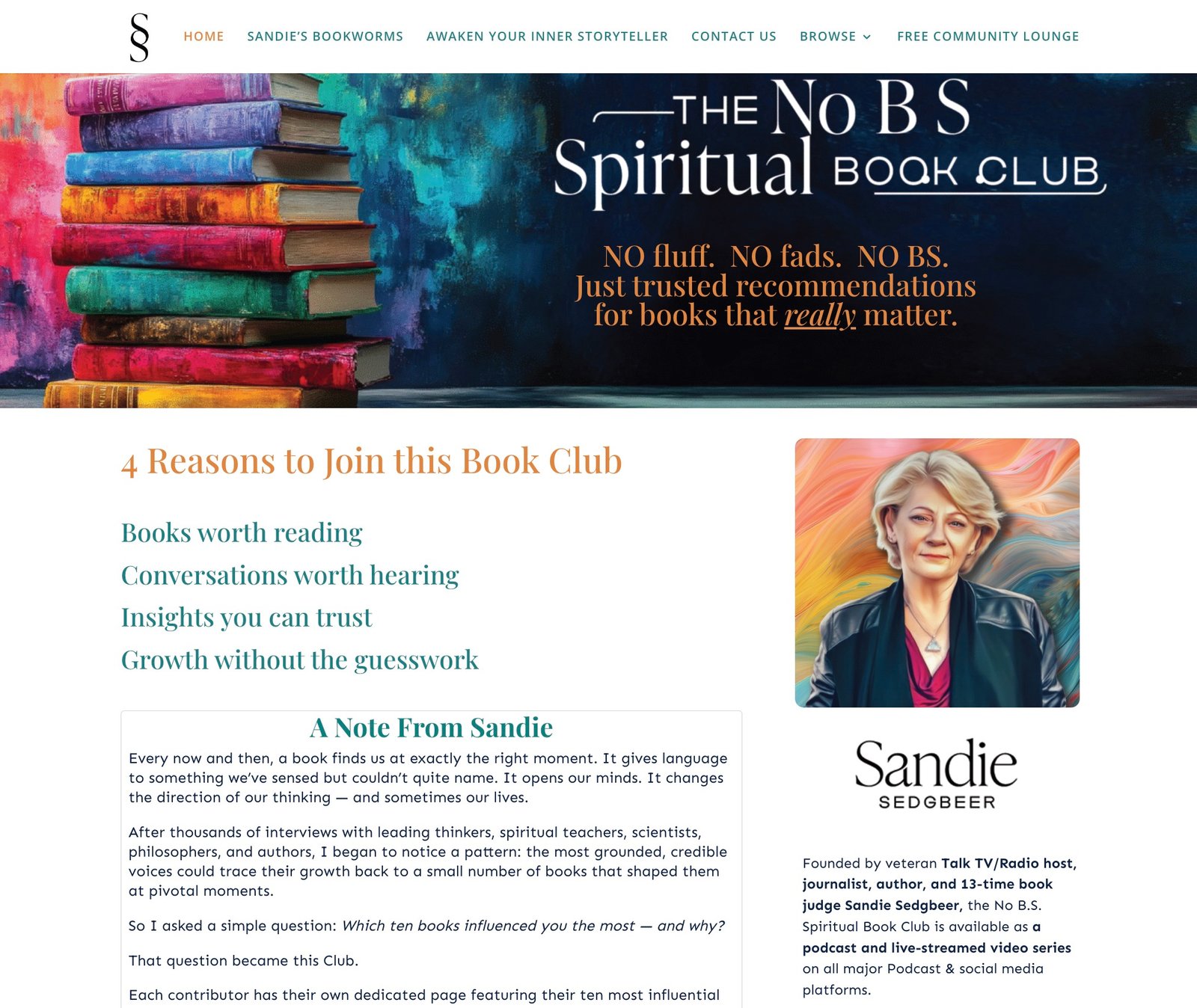 The No BS Spiritual Book Club preview